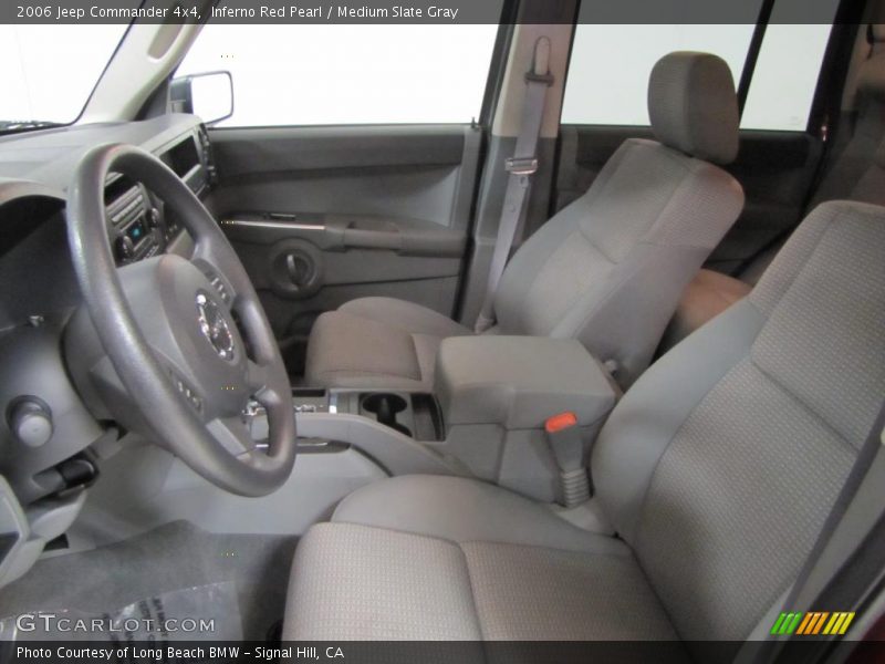 Inferno Red Pearl / Medium Slate Gray 2006 Jeep Commander 4x4