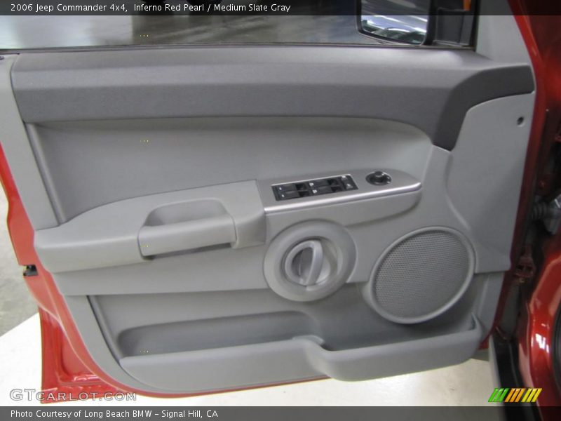 Inferno Red Pearl / Medium Slate Gray 2006 Jeep Commander 4x4