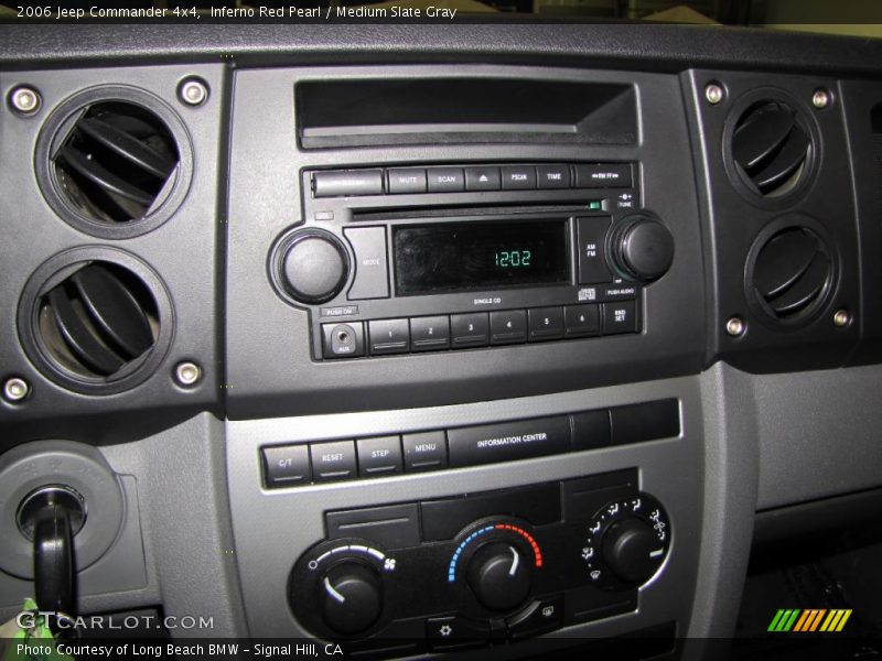 Inferno Red Pearl / Medium Slate Gray 2006 Jeep Commander 4x4