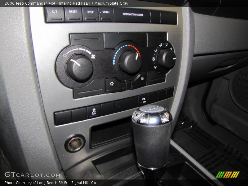 Inferno Red Pearl / Medium Slate Gray 2006 Jeep Commander 4x4