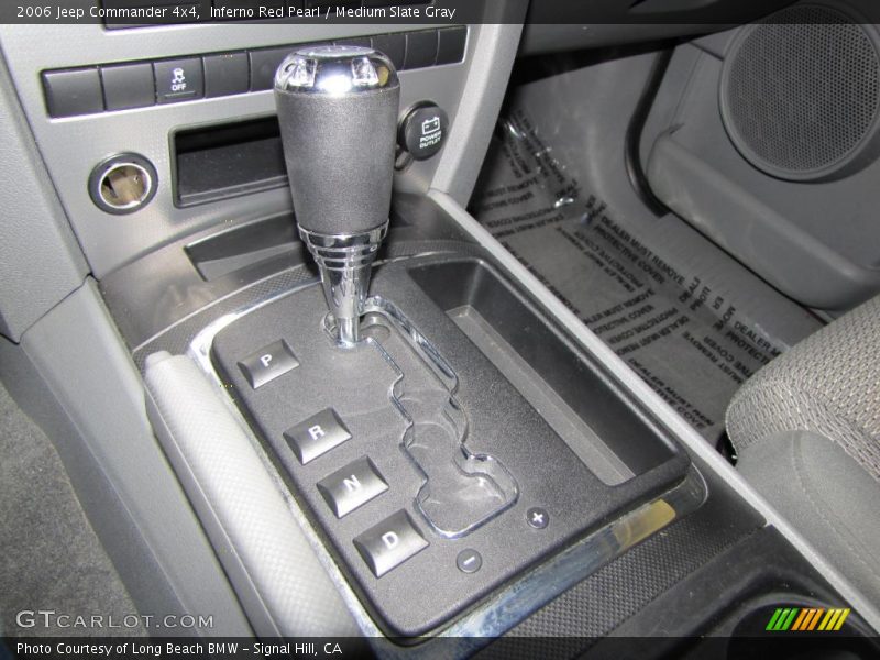 Inferno Red Pearl / Medium Slate Gray 2006 Jeep Commander 4x4