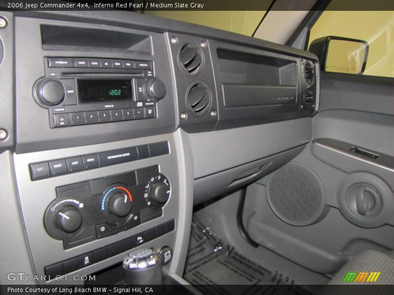 Inferno Red Pearl / Medium Slate Gray 2006 Jeep Commander 4x4