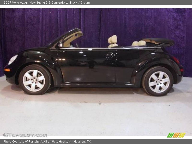 Black / Cream 2007 Volkswagen New Beetle 2.5 Convertible