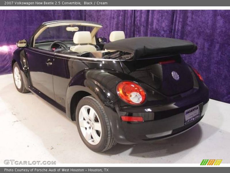 Black / Cream 2007 Volkswagen New Beetle 2.5 Convertible