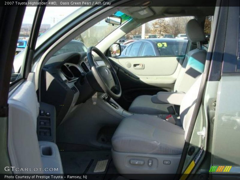 Oasis Green Pearl / Ash Gray 2007 Toyota Highlander 4WD
