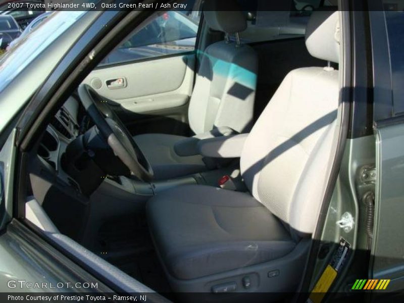 Oasis Green Pearl / Ash Gray 2007 Toyota Highlander 4WD