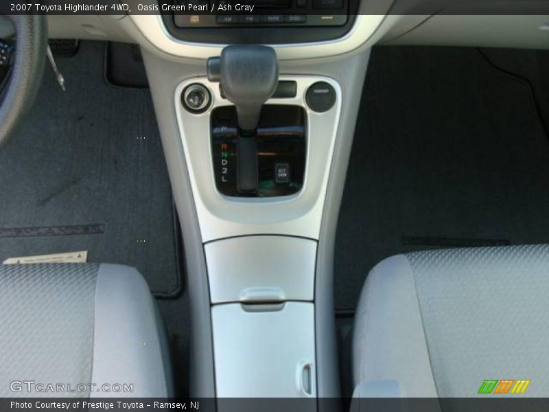 Oasis Green Pearl / Ash Gray 2007 Toyota Highlander 4WD