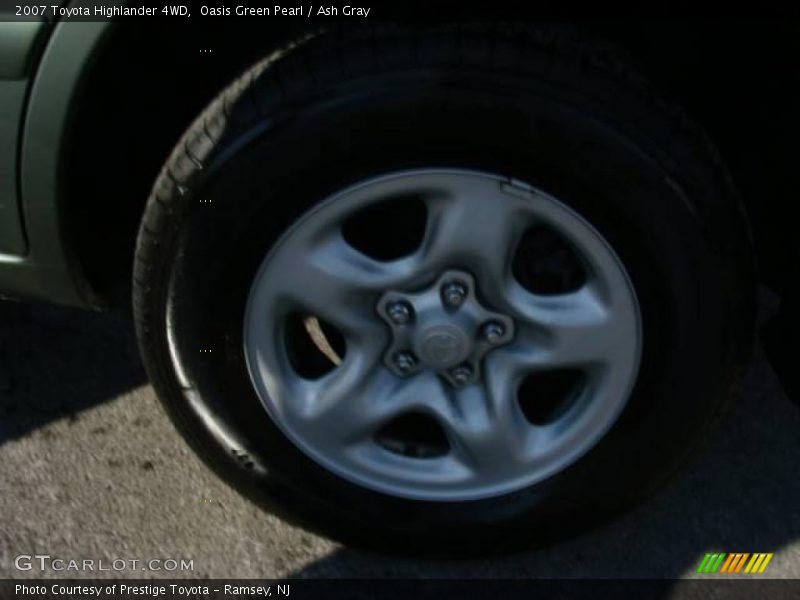 Oasis Green Pearl / Ash Gray 2007 Toyota Highlander 4WD