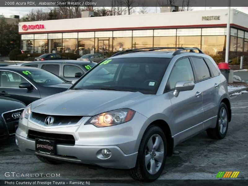 Alabaster Silver Metallic / Ebony 2008 Acura RDX