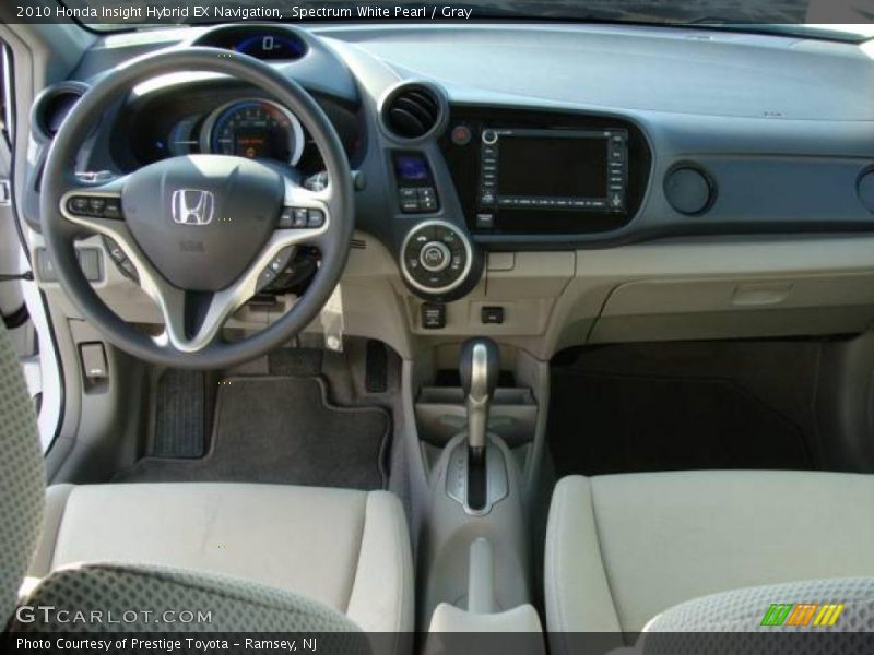 Spectrum White Pearl / Gray 2010 Honda Insight Hybrid EX Navigation