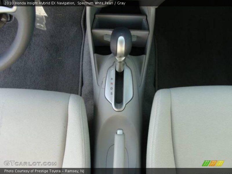 Spectrum White Pearl / Gray 2010 Honda Insight Hybrid EX Navigation
