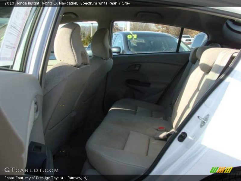 Spectrum White Pearl / Gray 2010 Honda Insight Hybrid EX Navigation