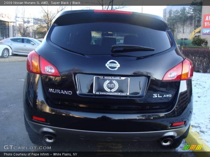 Super Black / Black 2009 Nissan Murano SL AWD