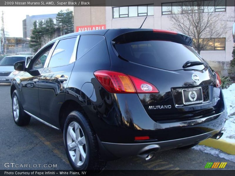 Super Black / Black 2009 Nissan Murano SL AWD