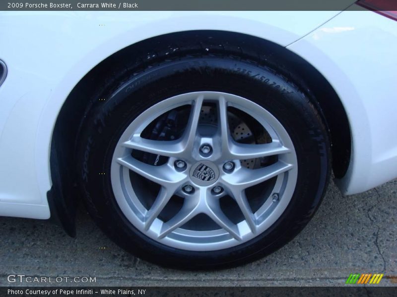 Carrara White / Black 2009 Porsche Boxster