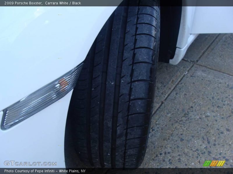 Carrara White / Black 2009 Porsche Boxster
