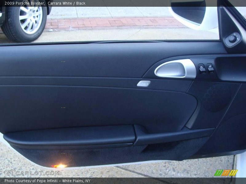Carrara White / Black 2009 Porsche Boxster