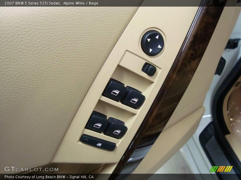 Alpine White / Beige 2007 BMW 5 Series 525i Sedan
