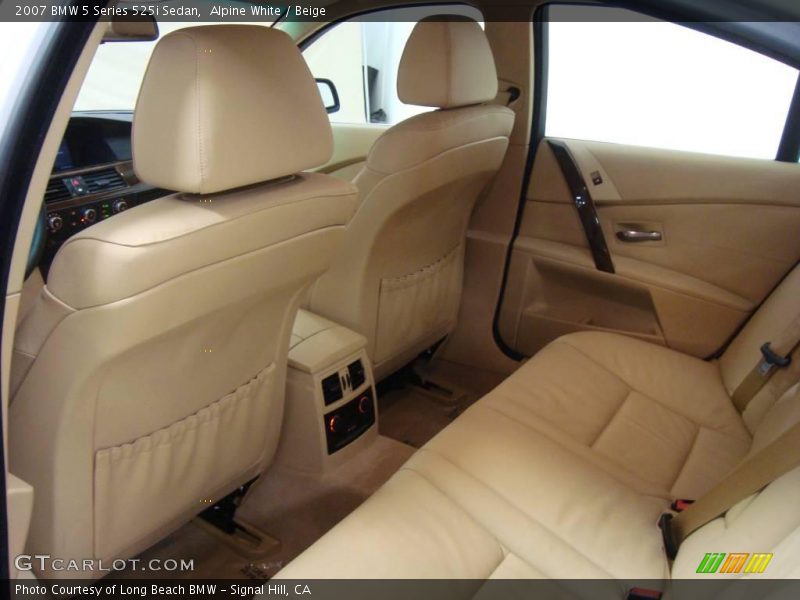 Alpine White / Beige 2007 BMW 5 Series 525i Sedan