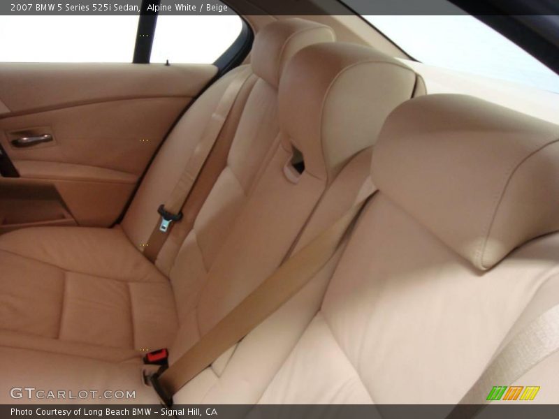 Alpine White / Beige 2007 BMW 5 Series 525i Sedan