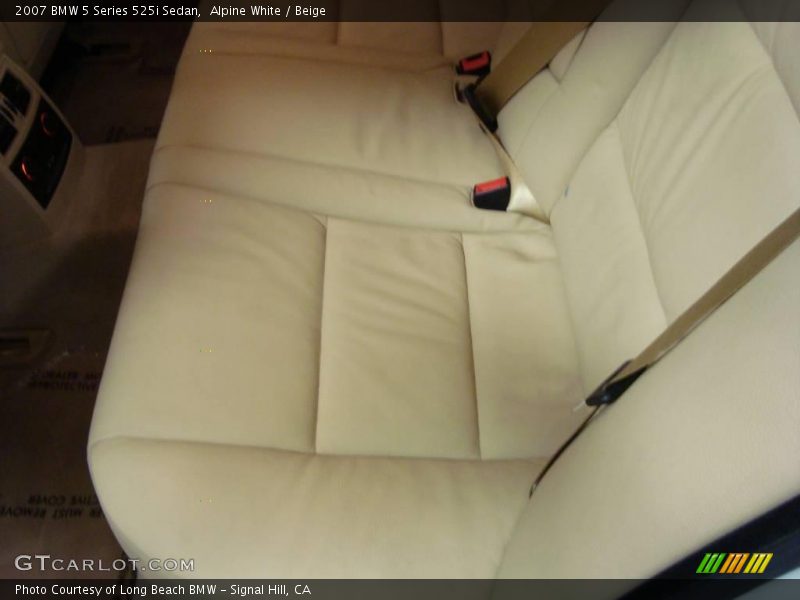 Alpine White / Beige 2007 BMW 5 Series 525i Sedan