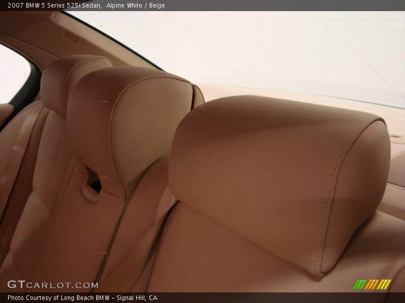 Alpine White / Beige 2007 BMW 5 Series 525i Sedan
