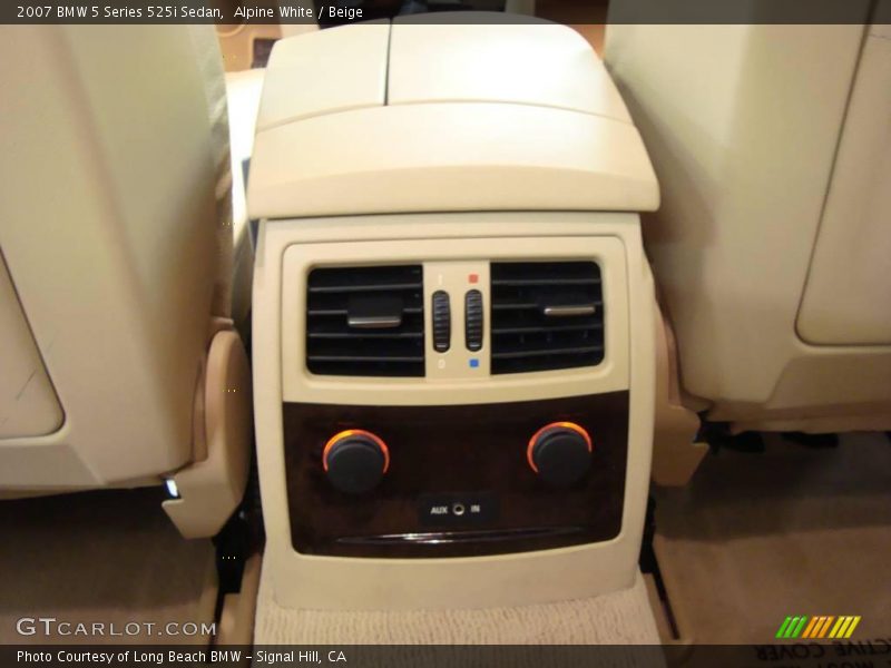 Alpine White / Beige 2007 BMW 5 Series 525i Sedan
