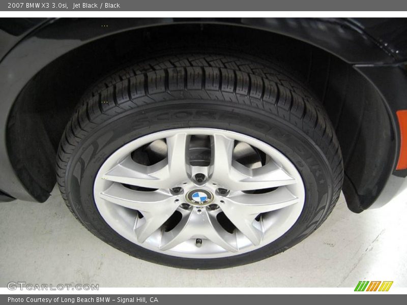 Jet Black / Black 2007 BMW X3 3.0si
