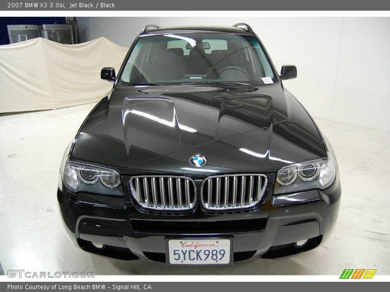 Jet Black / Black 2007 BMW X3 3.0si
