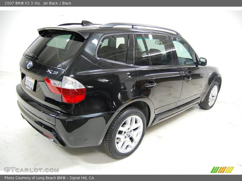 Jet Black / Black 2007 BMW X3 3.0si