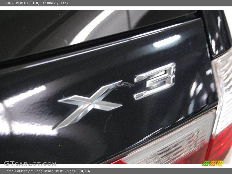 Jet Black / Black 2007 BMW X3 3.0si