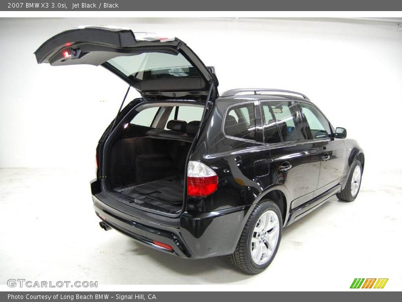 Jet Black / Black 2007 BMW X3 3.0si