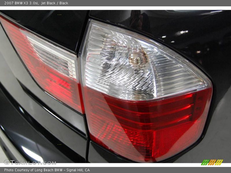 Jet Black / Black 2007 BMW X3 3.0si