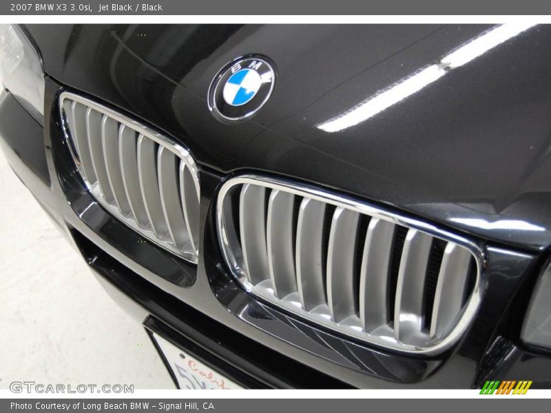 Jet Black / Black 2007 BMW X3 3.0si