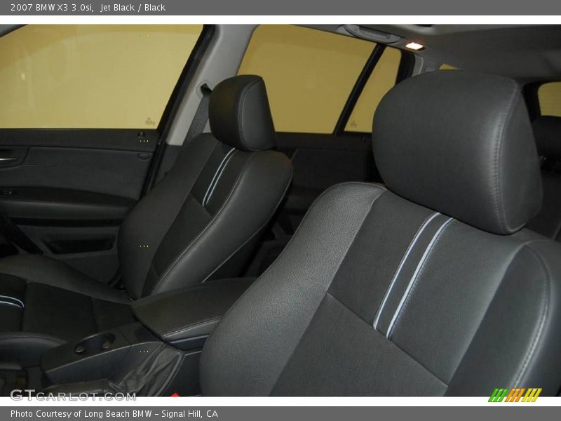Jet Black / Black 2007 BMW X3 3.0si