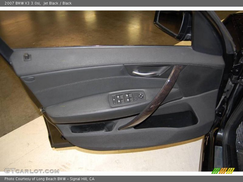 Jet Black / Black 2007 BMW X3 3.0si
