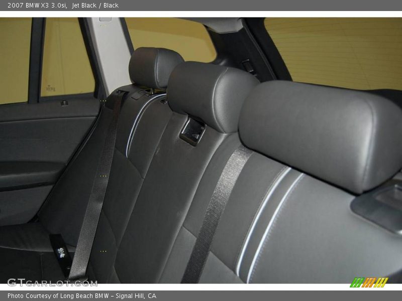 Jet Black / Black 2007 BMW X3 3.0si