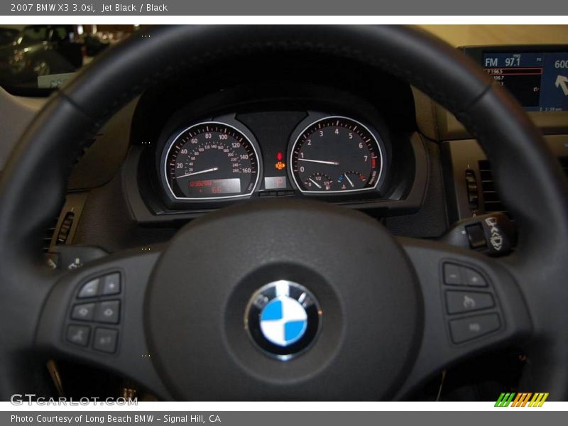 Jet Black / Black 2007 BMW X3 3.0si