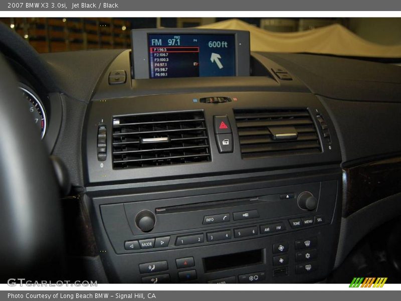 Jet Black / Black 2007 BMW X3 3.0si