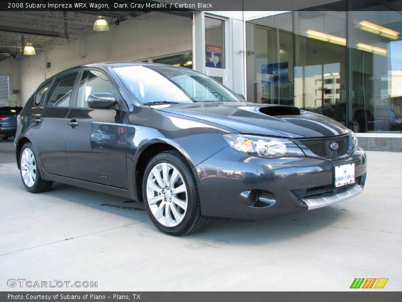 Dark Gray Metallic / Carbon Black 2008 Subaru Impreza WRX Wagon