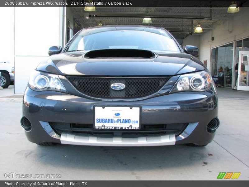 Dark Gray Metallic / Carbon Black 2008 Subaru Impreza WRX Wagon