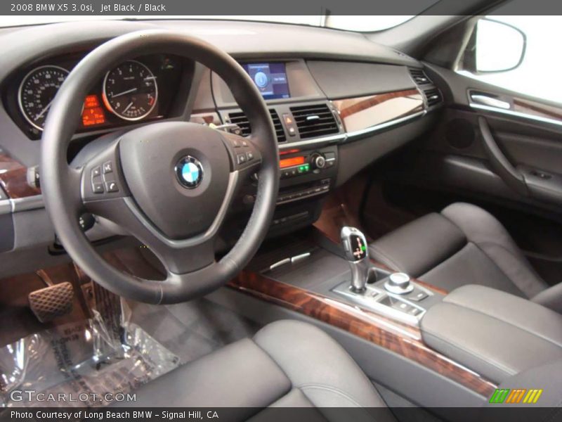 Jet Black / Black 2008 BMW X5 3.0si