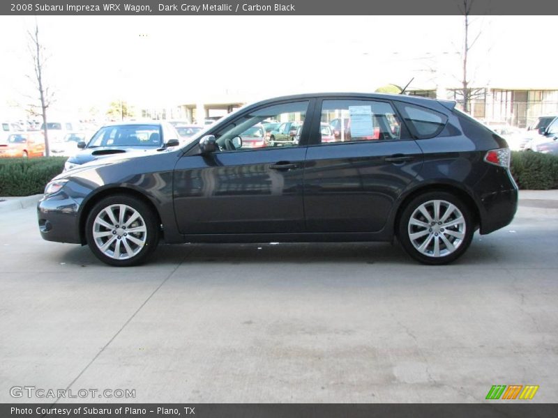 Dark Gray Metallic / Carbon Black 2008 Subaru Impreza WRX Wagon