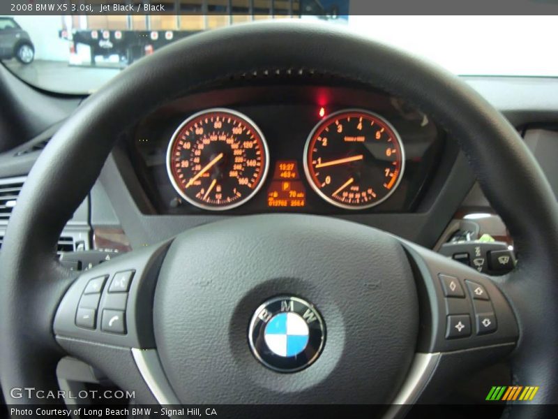 Jet Black / Black 2008 BMW X5 3.0si