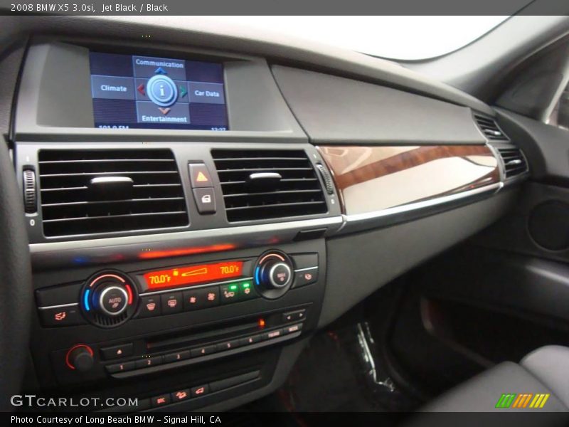 Jet Black / Black 2008 BMW X5 3.0si
