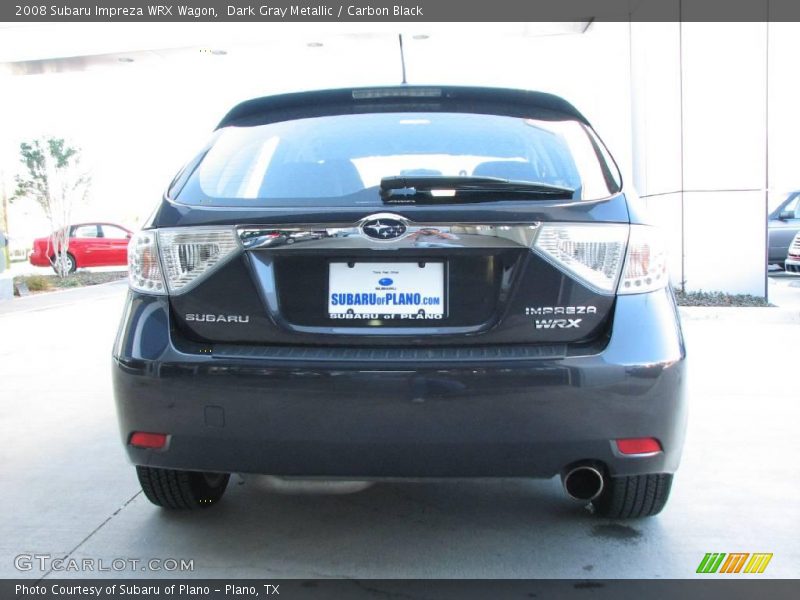 Dark Gray Metallic / Carbon Black 2008 Subaru Impreza WRX Wagon