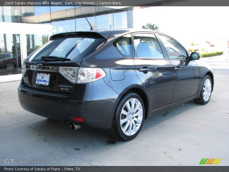 Dark Gray Metallic / Carbon Black 2008 Subaru Impreza WRX Wagon
