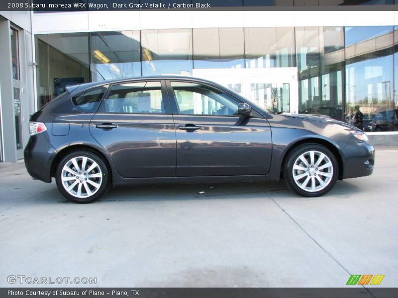 Dark Gray Metallic / Carbon Black 2008 Subaru Impreza WRX Wagon