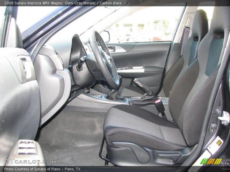 Dark Gray Metallic / Carbon Black 2008 Subaru Impreza WRX Wagon