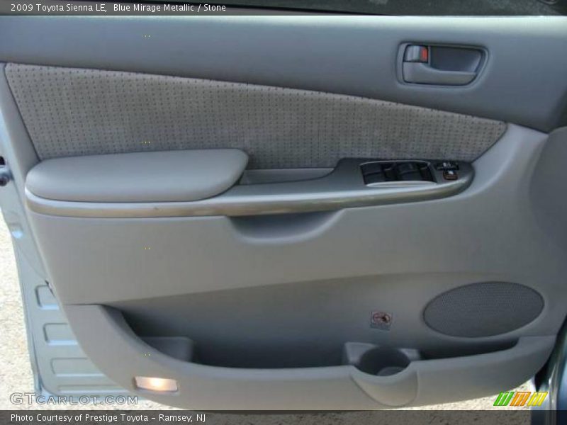 Blue Mirage Metallic / Stone 2009 Toyota Sienna LE